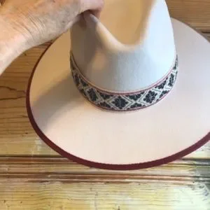 SALE ???NEW! Rare Wyeth boho wool rancher hat Beige Wool Felt Rancher Hat Billie in Bok Choy main image 4